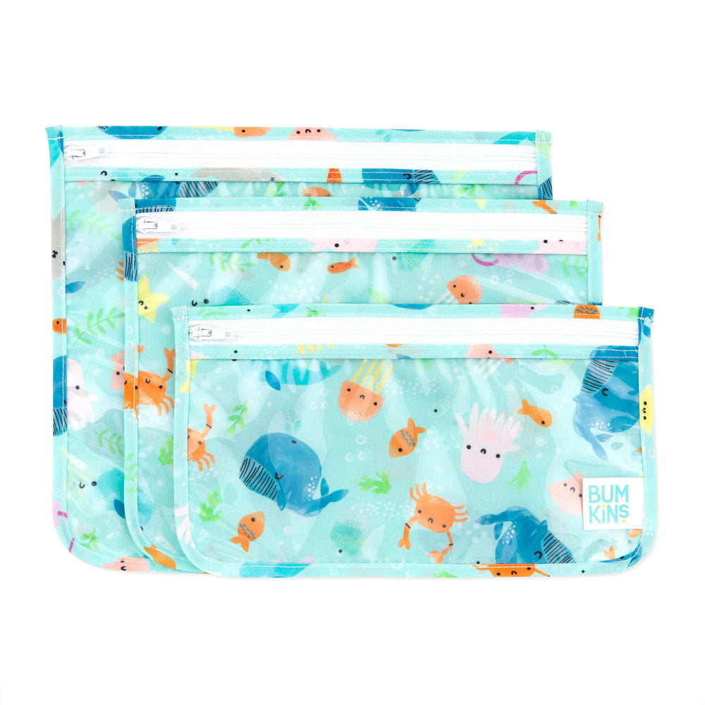 Pack de 3 Bolsas Transparentes