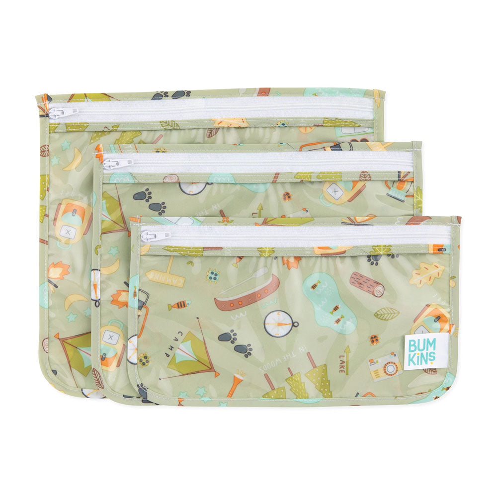 Pack de 3 Bolsas Transparentes