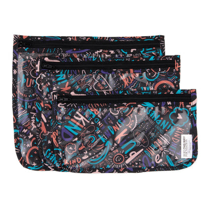 Pack de 3 Bolsas Transparentes