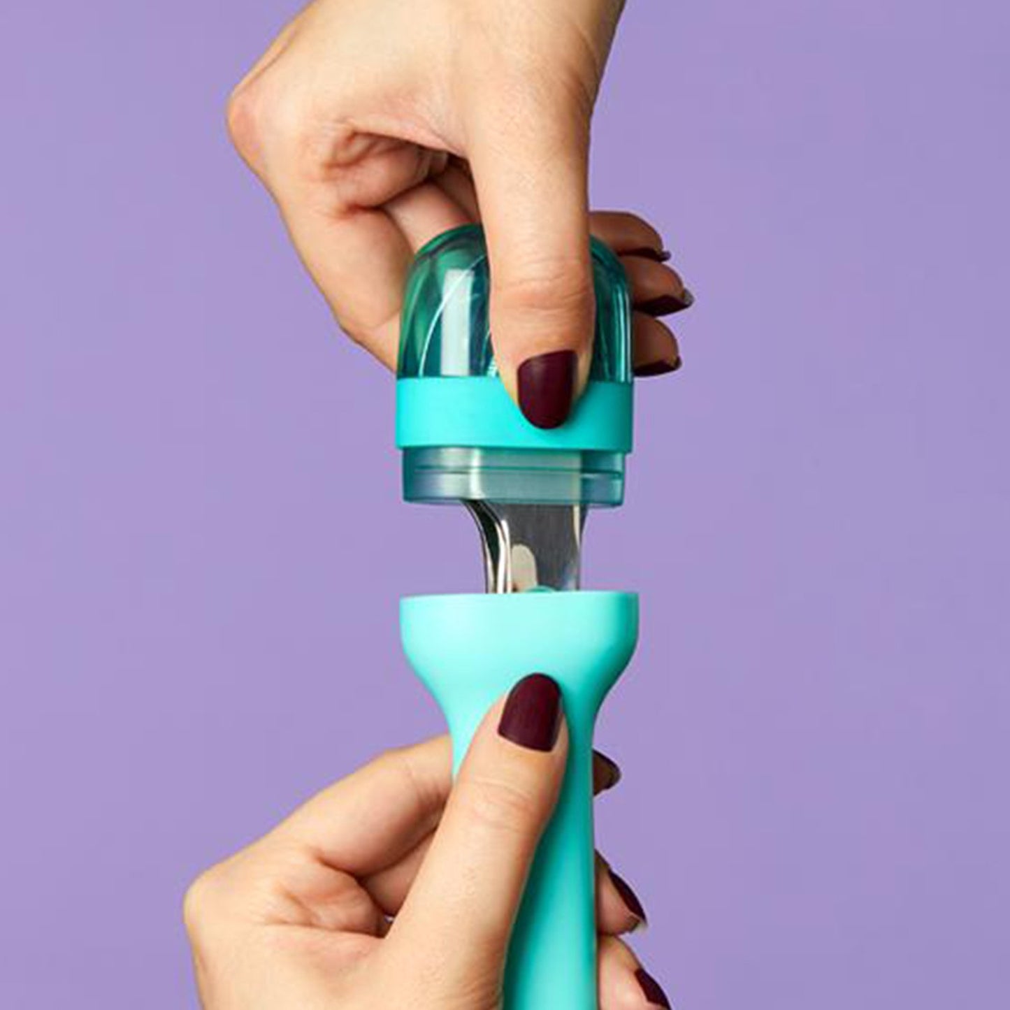 Set de Utensilios Acero Inoxidable con Estuche - Distintos Colores