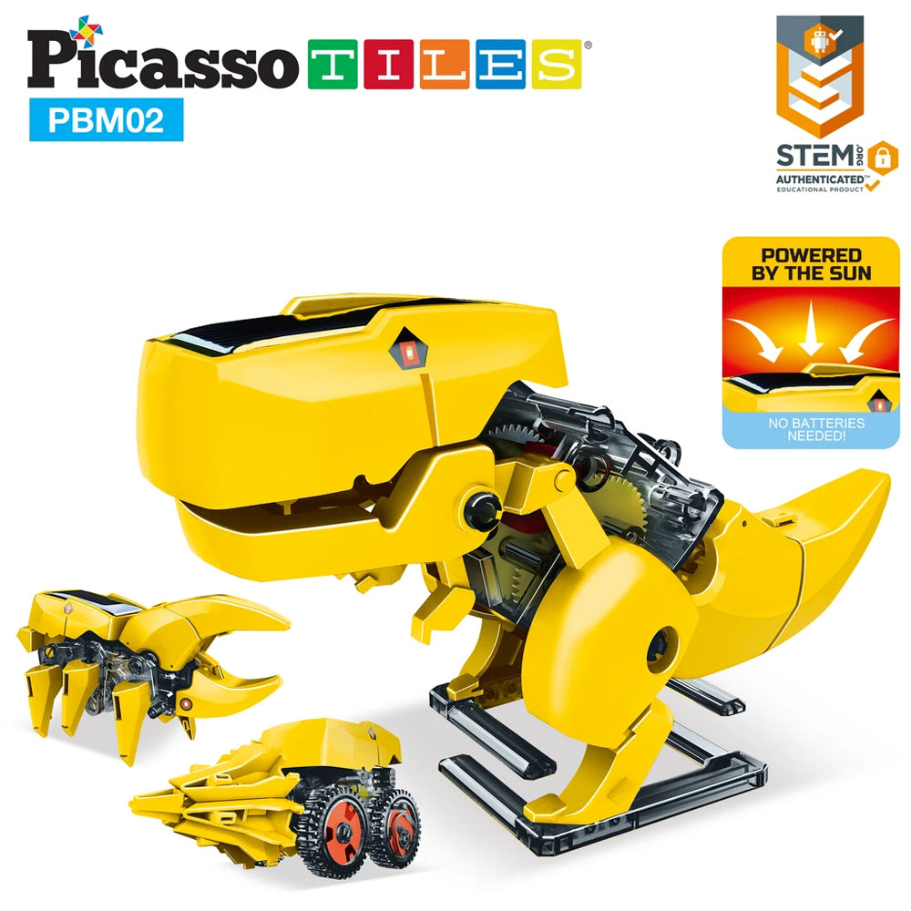 Ciencia y Construcción - Robot Solar Dinosaurio 3 en 1