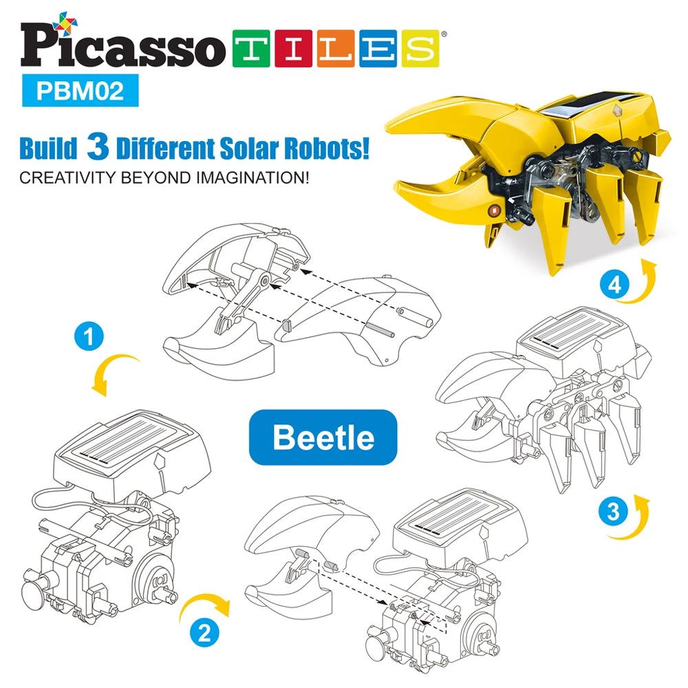 Ciencia y Construcción - Robot Solar Dinosaurio 3 en 1